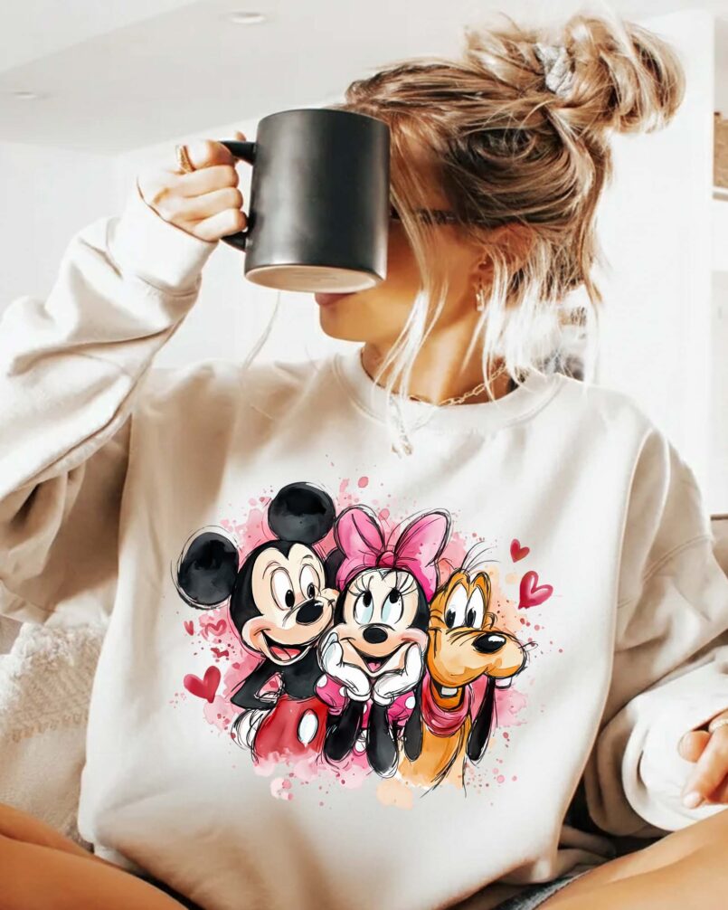 Cute Mickey and Minnie Friends PNG for sublimation, DTF transfers, t-shirts, sweatshirts, mugs, tote bags, and digital crafting.